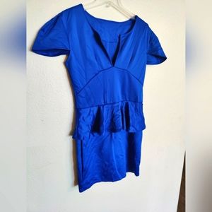 Navy blue body con XL dress